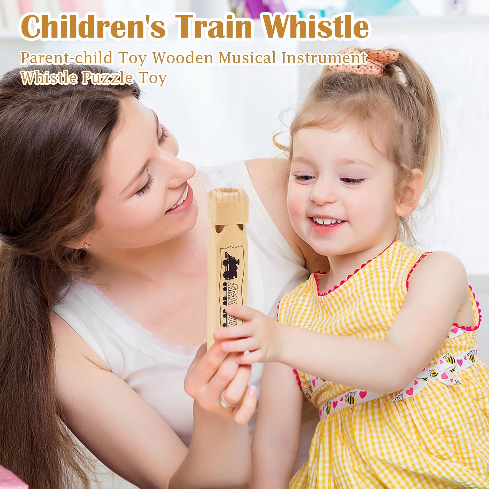 

Свисток поезда - Детский свисток поезда Игрушка для родителей и детей Деревянный музыкальный инструмент Свисток Игрушка-головоломка One Size коричневый