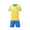26-27 ** Brazil Home National Team Football Jersey Children's Jersey Adult 14 Yards -3XL