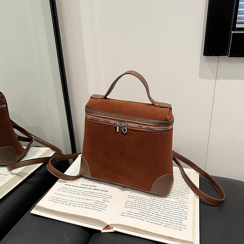 

Прочная сумка через плечо на молнии для женщин с карманом и клапаном, удобная сумка из ПУ, высокое качество, модная