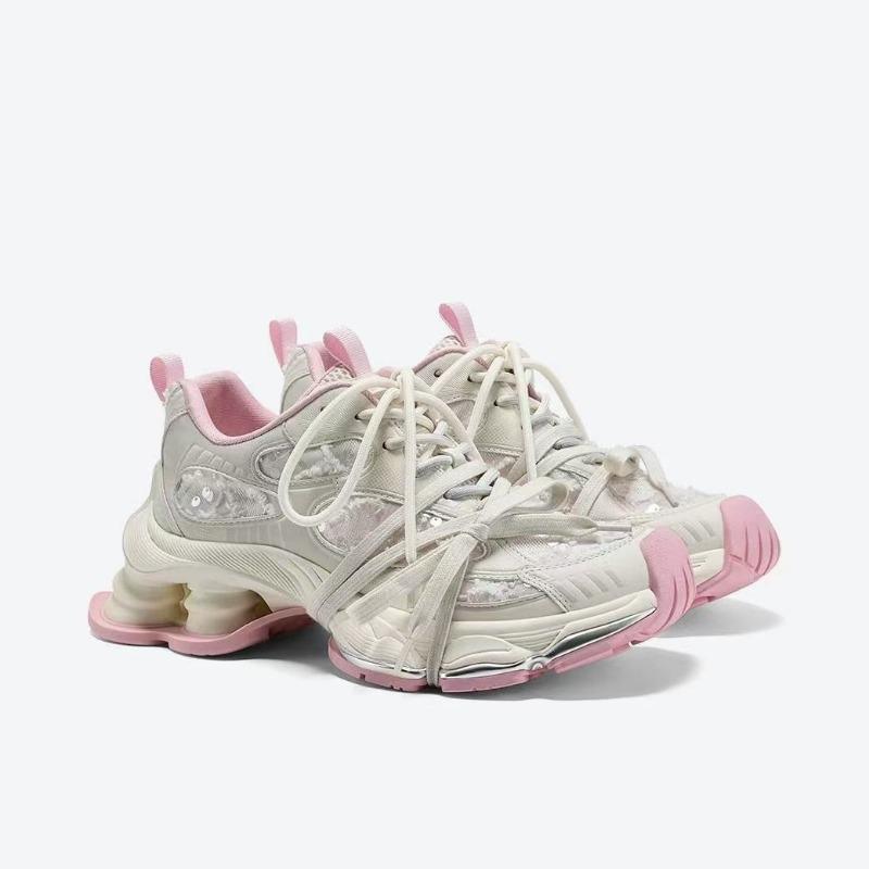 [Xu Ruohan] Mirage Night Particle Summer New Old Platform Dad Shoes Breathable Mesh Shoes Women