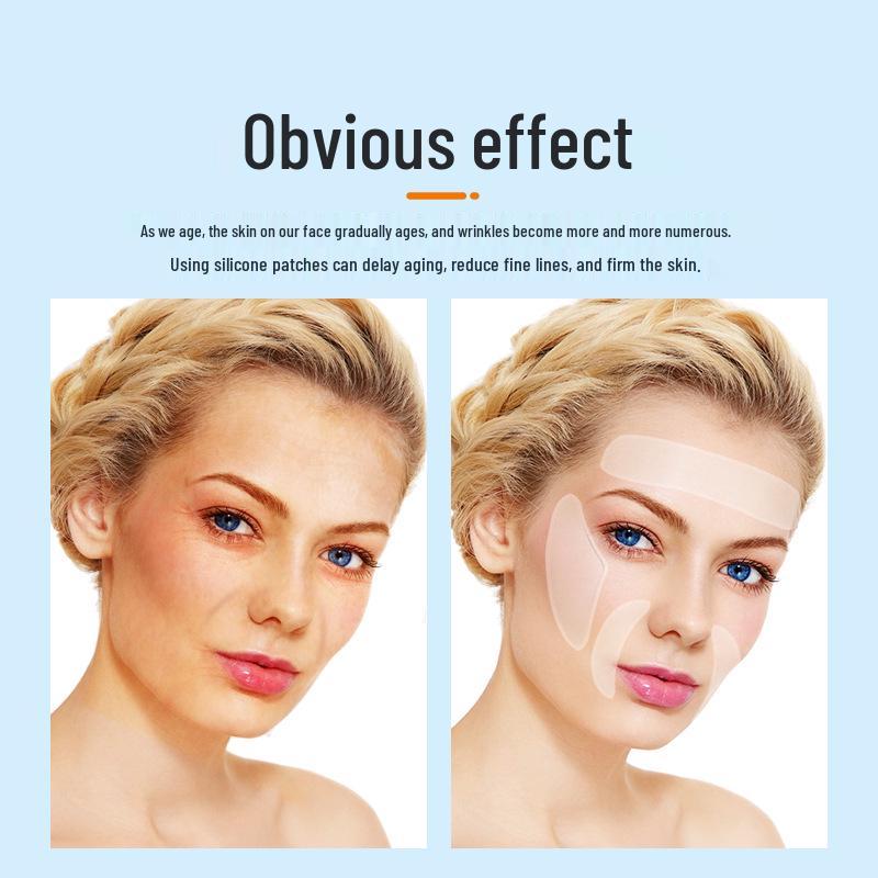 Silicone Anti-Wrinkle Patch Set for Forehead, Neck & Face - Lifting & Firming Beauty Solution