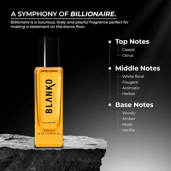BLANKO By King Billionaire Tlt Świeży Płynny Perfum 20ml | Luksusowy Perfum Na Kluby, Koncerty i Noc | Najdłużej Utrzymujący Się