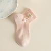 Female Spring and Summer Cartoon Lovely All Kinds of Stereo Bowknot Boneless Mesh Breathable Tube Cotton Socks