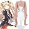 Danganronpa Enoshima Junko Cosplay Ponytails Hair Wig Clips Bear Headwear Bunny