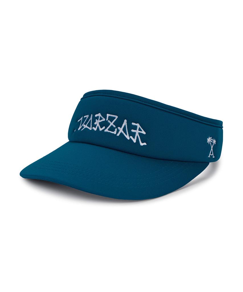 Bajal Palm Tree Logo Sun Cap Blue Green