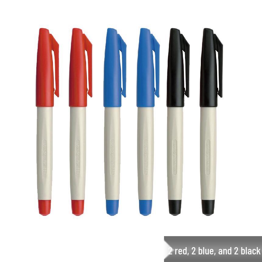 Taiwan Lion 88 Refillable Fine Tip Red Fineliner Marker Pen