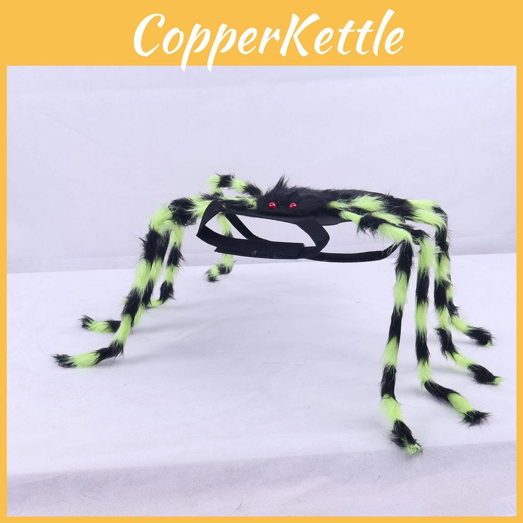 Halloween Spider Dog Costume With Fabric Material Pet Dress Up Accessory Party