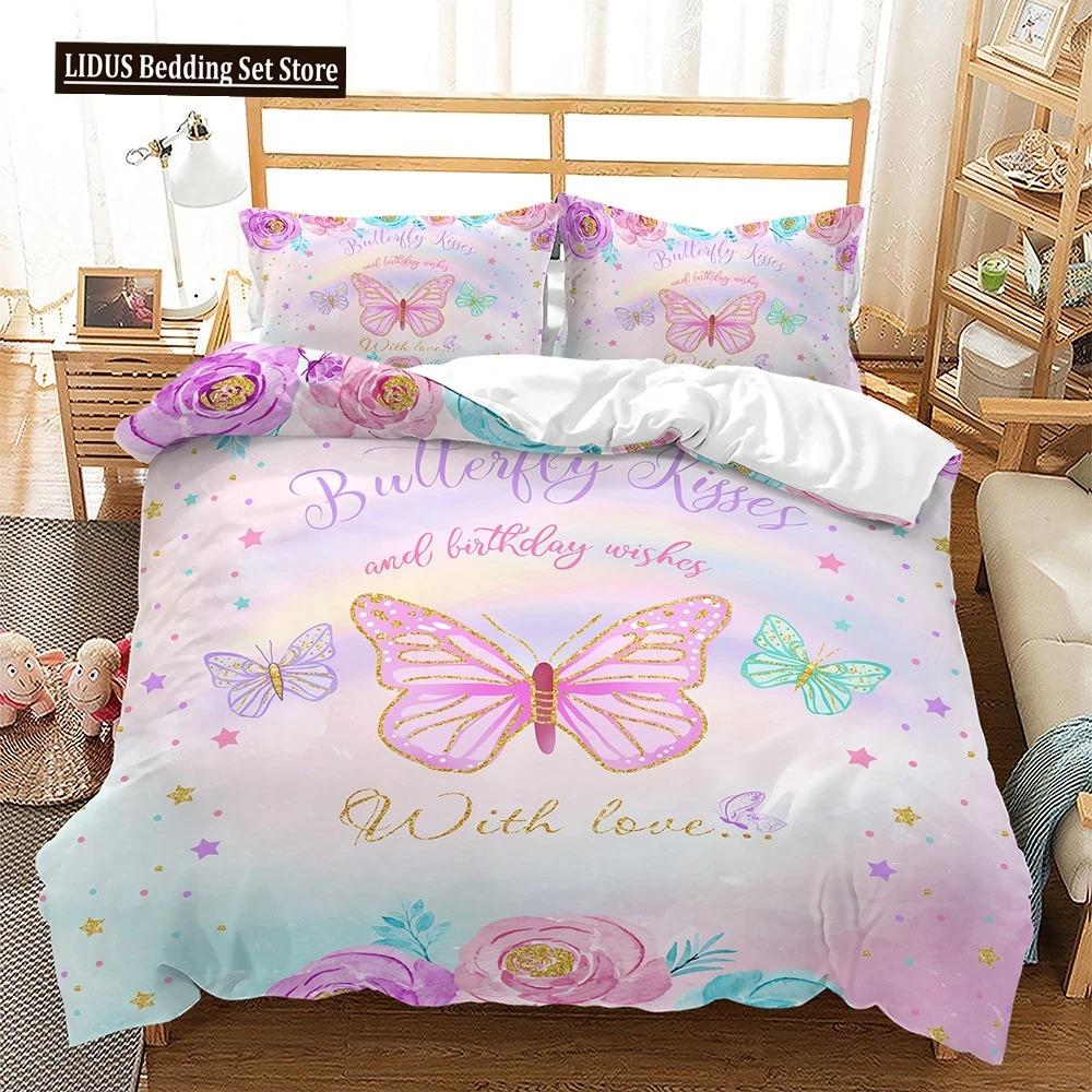 

Комплект пододеяльника Wings Theme Сломанные крылья ангела Бабочка 3D принт Покрывало размера кинг/квин для ребенка Полиэстеровый постельный комплект 70x133cm 2pcs