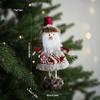 Sitting Elf Doll Angel Pendant Cute Little Girl Christmas Tree Ornaments Hanging Decorations Kids Children Day Gift
