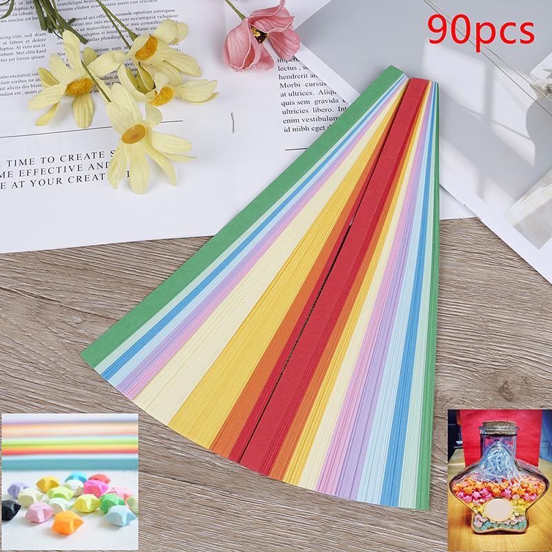 Buy 10 Color Mixed Candy Color Paper Handicraft Origami Lucky Star ...
