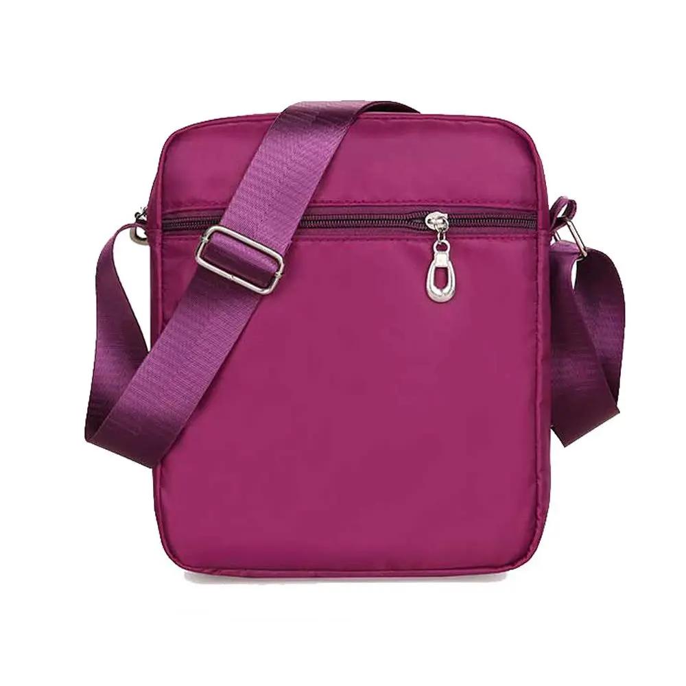 Borsa a tracolla da donna in nylon ad alta capacità con tasche multiple, borsa a tracolla, borsa a messaggero, borse a mano con patta in Oxford