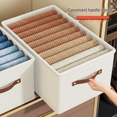 Multi-Purpose Drawer-Style Organizing Box for Clothes and Socks