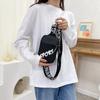 Bolsa de Ombro Masculina Tendência INS Mochila Pequena Impermeável Celular Bolsa Mensageiro Masculina Bolsa Quadrada Bolsas Transversais