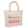 Beach Bag - PLANETEE - Musician On Holiday - Cotton - Beige - Large Capacity