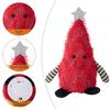 No Cord Needed Plush Christmas Tree Decors with Gentle Light Kids Room Holiday Decoration for Night Ambiances
