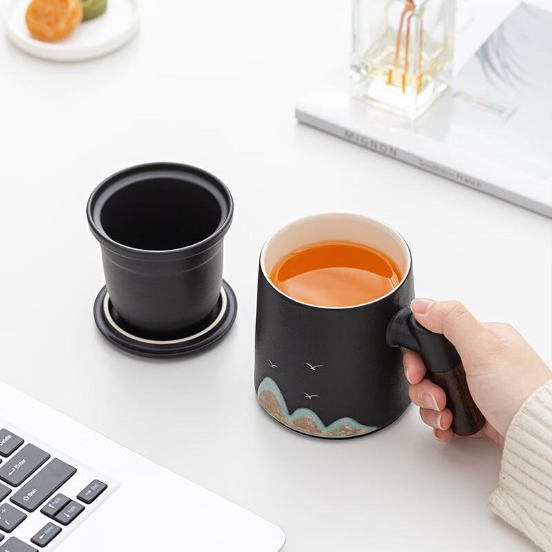 Haofeng Guochao Tea Separation Office Mug & Pen Gift Set
