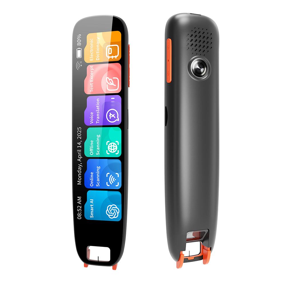 

Multifunction Dictionary Pen TYPE-C Charging Translation Pen 820mAh Assistive Scan Reading Translator for Study Travel Business