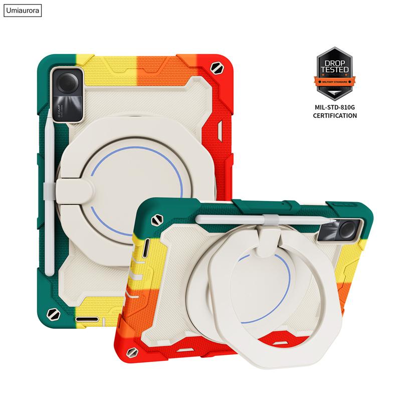 For Xiaomi Redmi Pad2 11 Inch SE 8.7 Pro 12.1 Pad 6 7 8 11.2 6S 7S Pro 12.5 Heavy Duty Rugged Tablet Case Stand Shockproof Funda
