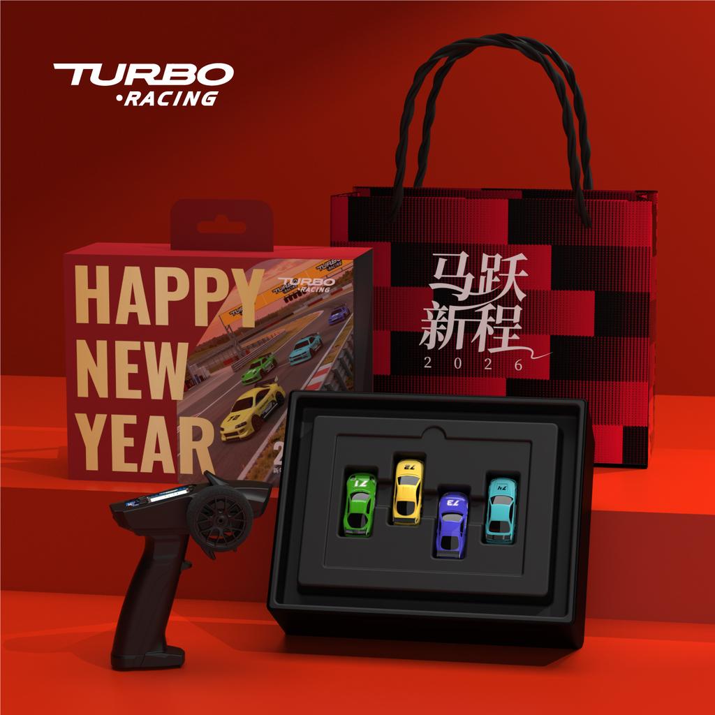NEW TURBO RACING C71/C72/C73/C74 2026 New Year Limited Edition Set 1/76 RC Miniature RTR Remote Control Car Adult Children's