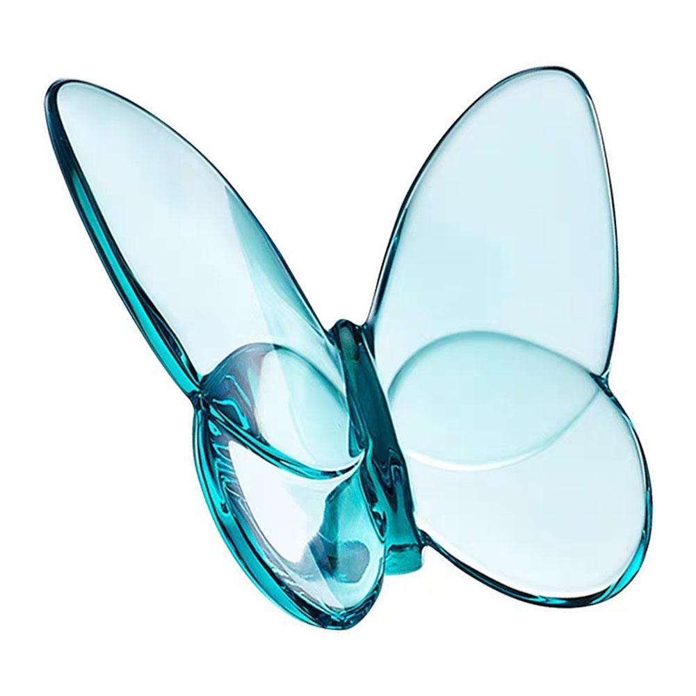 Luxury Crystal Butterfly Glazed Crystal Butterfly For Home Wedding Party Decoration Nordic Transparent Crystal Butterfly Lucky