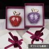 M Pro 7-Color Apple Ornament for Happiness, Feng Shui Goods, Good Luck, Home Decor, Apple Ornament, Happiness, Gold Crystal, Wealth (Multicolor)
