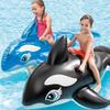 Inflatable Animal Ride Pool Float Whale Shark Crocodile for Kids PVC