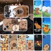 Cartoon  Capybara Case for Motorola G10 G20 G04 E30 E40 E22 E20 E13 E15 G22 G23 G05 G75 G35 G55 E22S E7 G6 G7 G8 G9 Plus Power Play