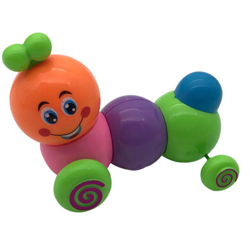Adorable Children's Plastic Bouncing Clockwork Toy Frog Chick Small Animal For Play