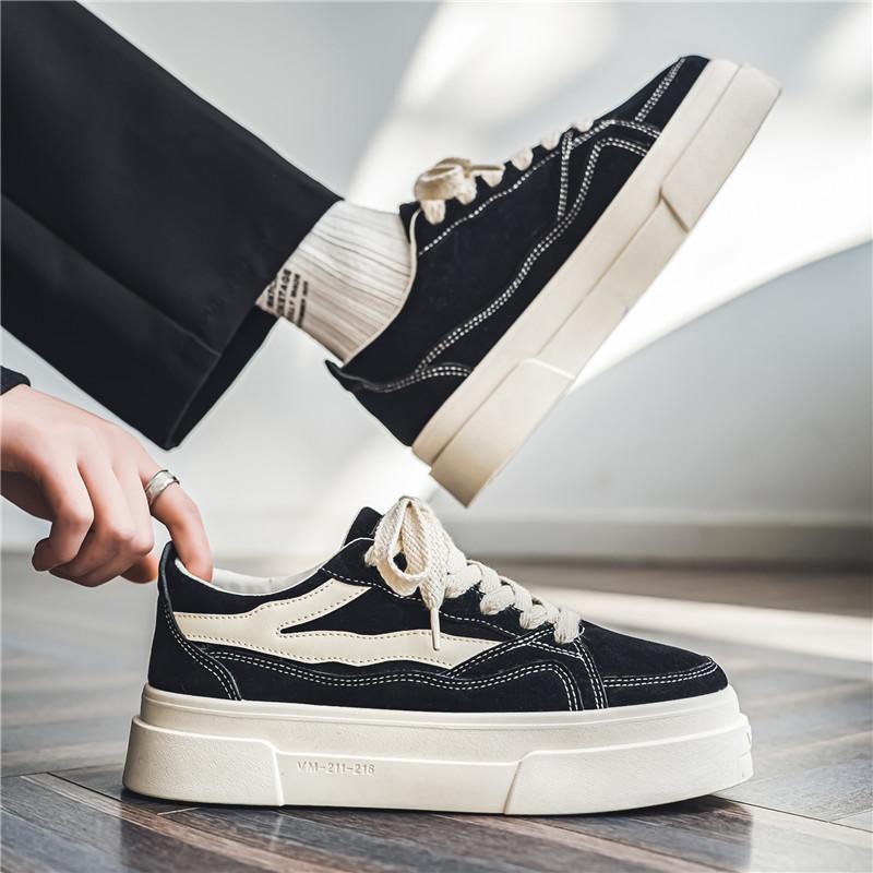 Summer new fashion platform solid color casual men's shoes board shoes, sky blue, light gray cm nero