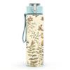 1PC Dried Vintage Botanical Plant Print 750ml Color Plastic Sports Water Bottle Leakproof Flip Straw Lid Suitable for Sports Office Home Use