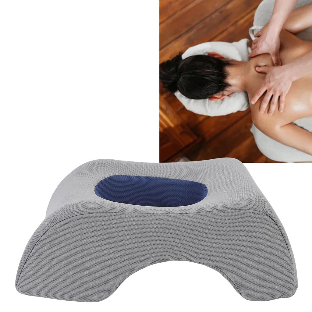 Face Down Pillow Soft Ergonomic Hollow Headrest Face Cushion for Salon Massage Beauty Bed