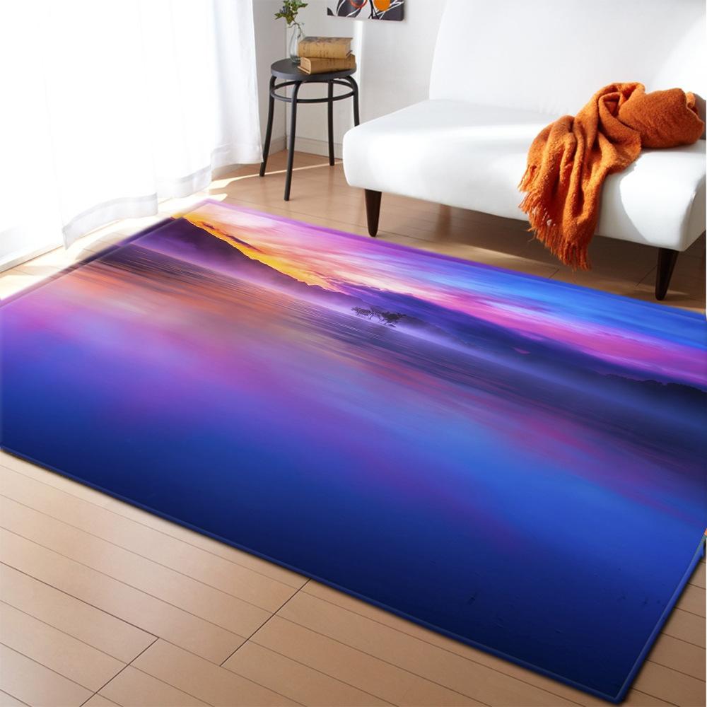 Scenic Carpet Feather Wind Bedroom Floor Mat