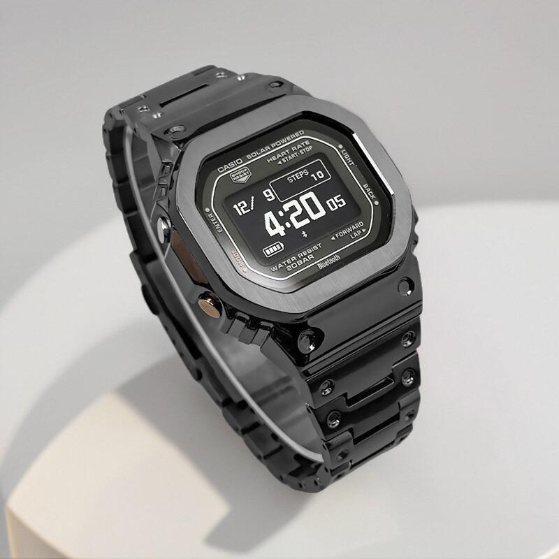 H5600 Cinturino e cassa in acciaio inossidabile Modificati Per Casio G-SHOCK 3516 DW-H5600 Set intagliato in metallo retrò Bracciale da uomo Accessori