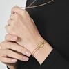 Gaman W Gold Rain Bird Bracelet