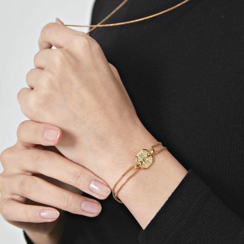 Gaman W Gold Rain Bird Bracelet