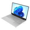 15.6in Laptop for Win 11 1920x1080 2.4GHz 5GHz WiFi Fingerprint Unlock HD Laptop Silver