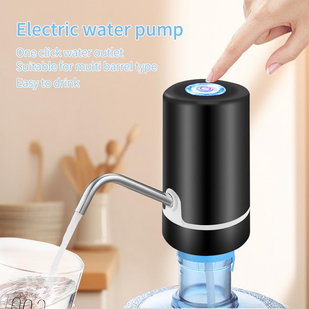 Dávkovač vody o objemu 5 galonů, elektrická láhev na vodu s nabíjením přes USB, přenosný automatický dávkovač vody pro kempování, cestování, domácnost, kuchyň