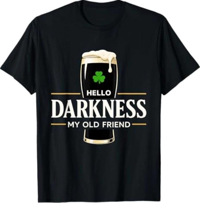 Hello Darkness My Old Friend Vitamin G Funny Quote T-Shirt L
