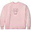 Converse X Покемон Jigglypuff Флисовая толстовка с круглым вырезом Азиатский размер 'Розовый' Мужская 10023902-A01