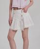 Jenyujeu Layers Frill Button Skirt - White