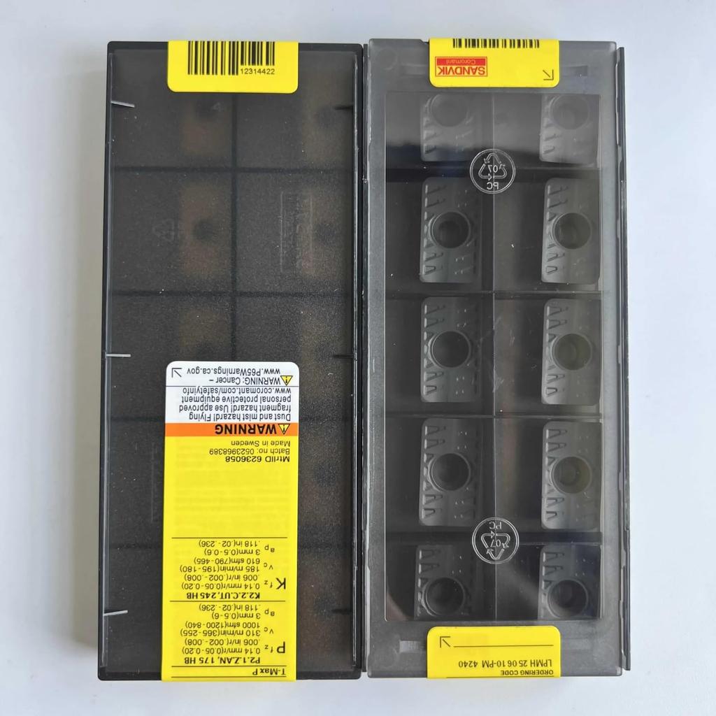 Original Sandvik / LPMH250610-PM 4240 / CNC Lathe Carbide Blade 10 PCS