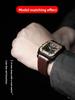Hochwertiges Krokodil 20mm 23mm Echtes Leder Uhrenarmband Für Cartier Sandoz Santos 100 Herren Damen Faltschließe Uhrenband