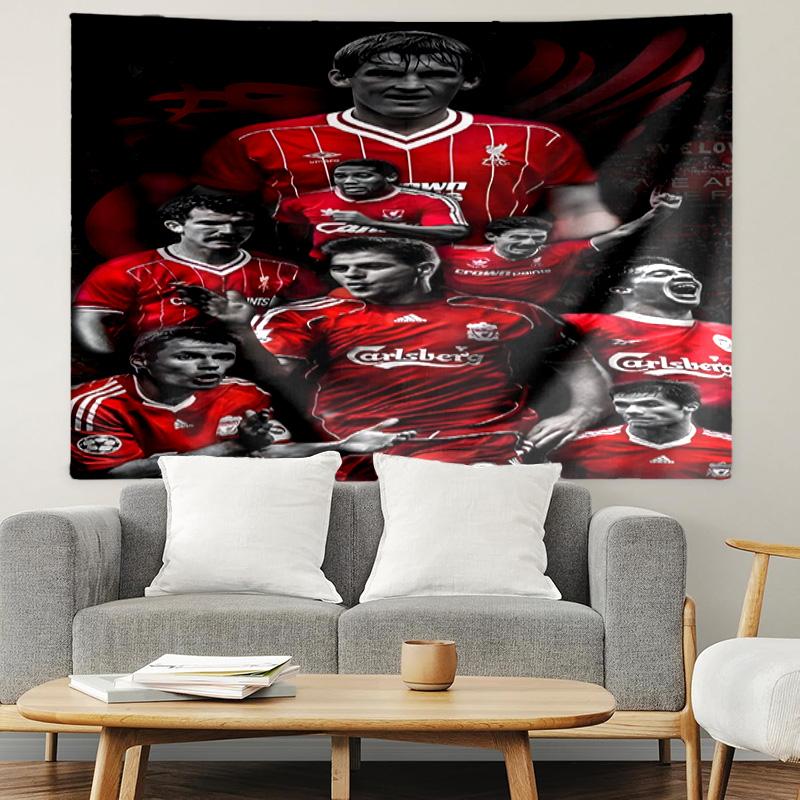 Liverpool F.C Print Tapestry, Lightweight Wall Hanging, for Bedroom, Dorm, Living Room, Home Art Decor - Birthday Christmas Gift for Friends