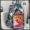 Schoolbag Trend Fried Street Large Capacity Campus Student School Bag Fashion Printing Graffiti Japanese and Korean Versatile Kusa Backpack