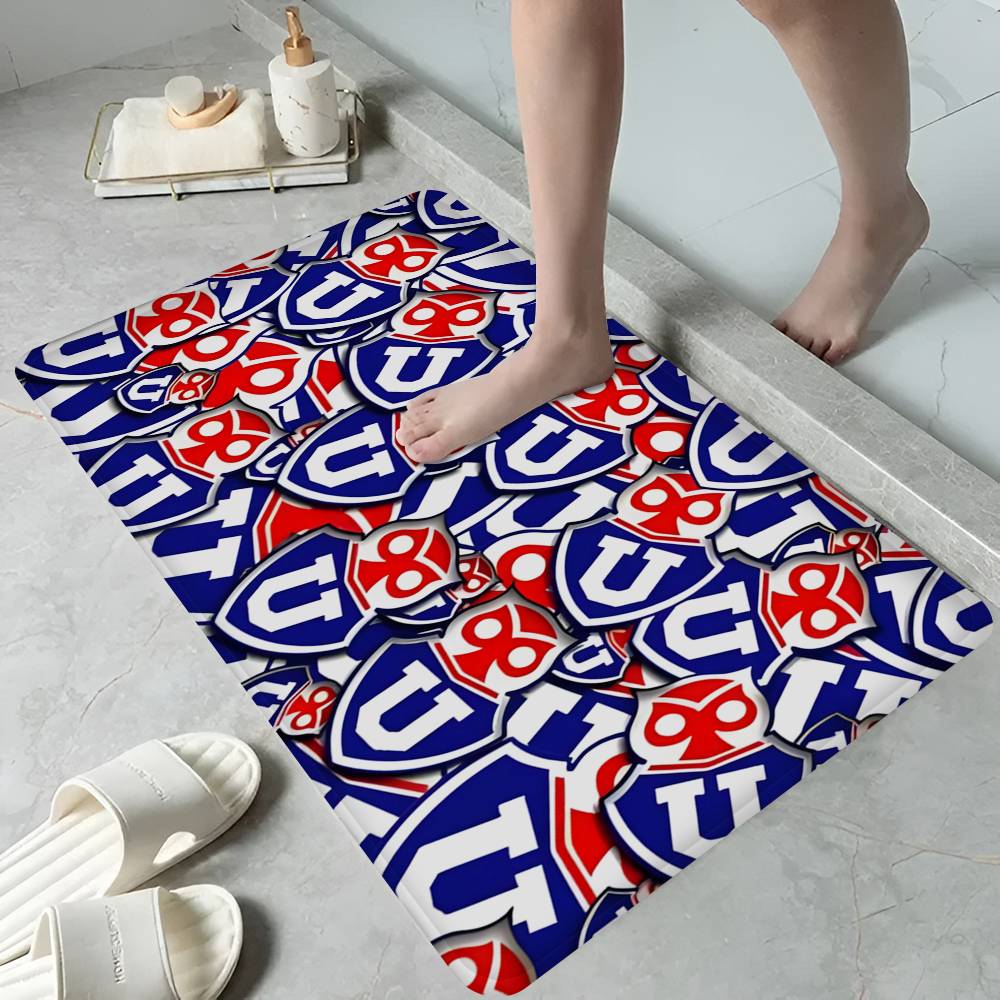 Chile U-University Logo Floor Mat Rectangle Anti-slip Home Soft Badmat Front Door Indoor Outdoor Mat Hotel Decor Mat