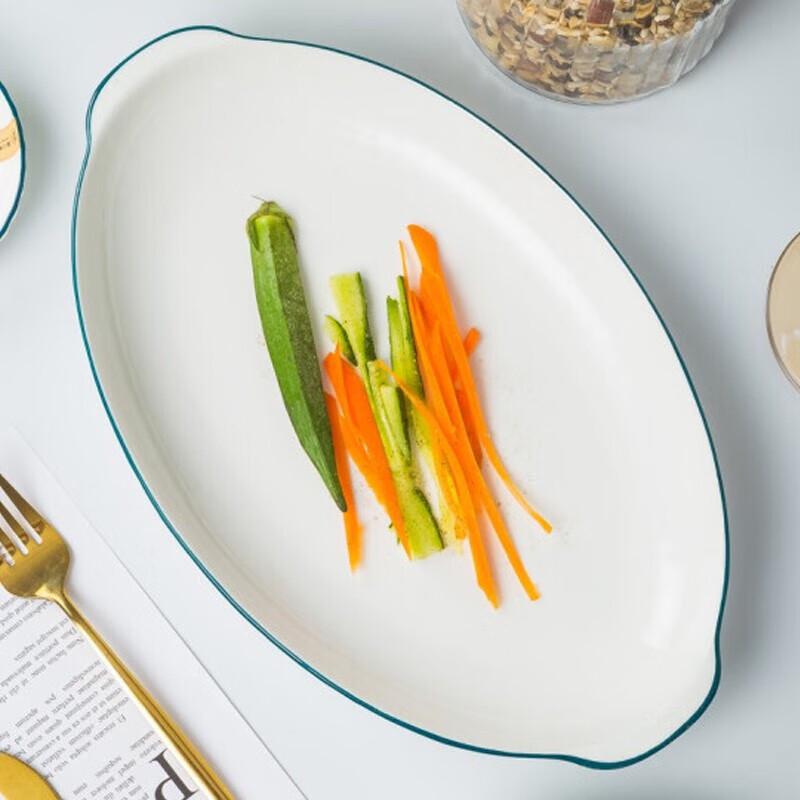 Churong Outdoor Portable Ceramic Fish Plate