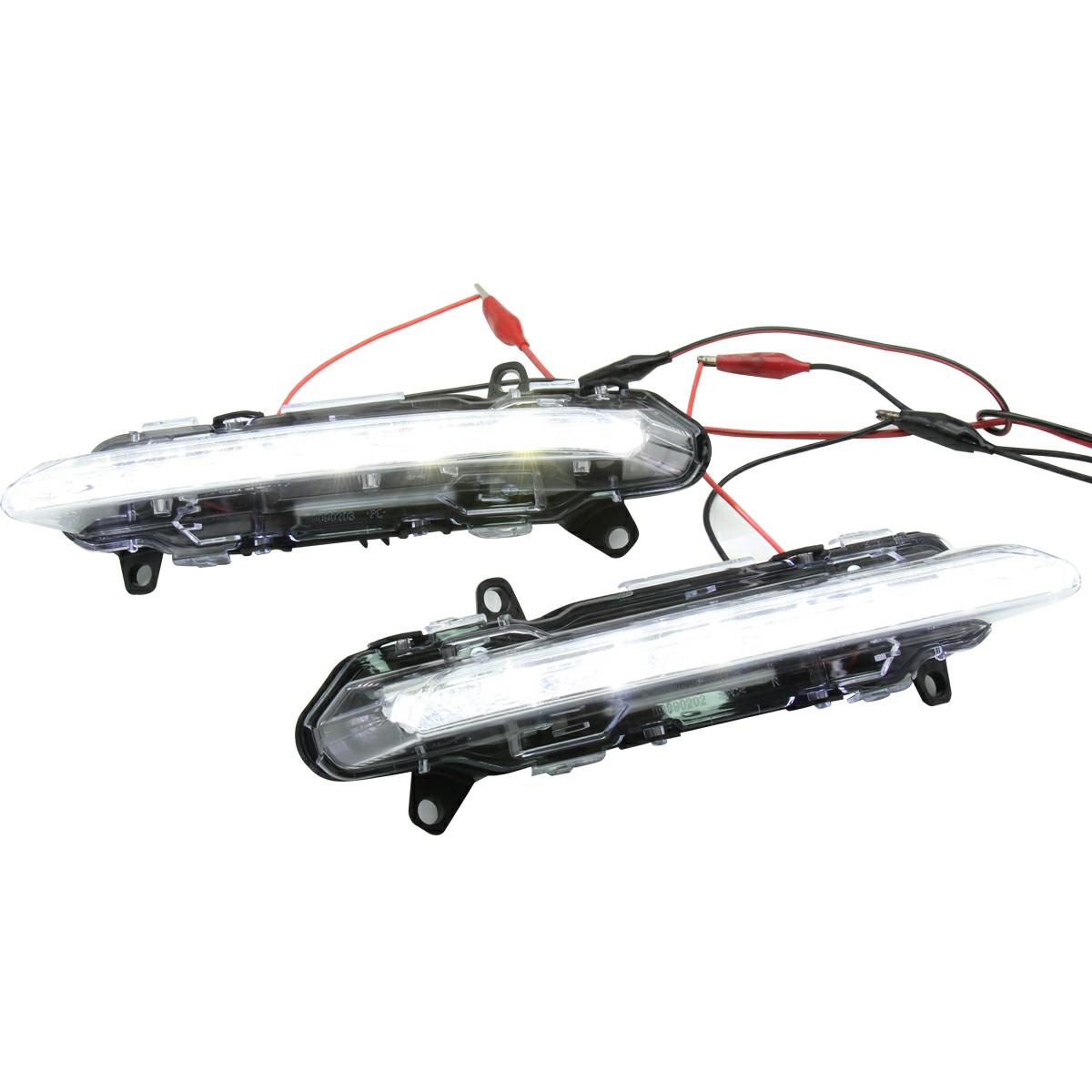 

WINAUTO Для C-класу W204 AMG 2008-2010 1 пара автомобільних світлодіодних денних ходових вогнів DRL Type A