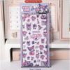 4pcs Sanrio Relief Stickers Cute Kuromi My Melody Decals Waterproof Laptop Phone Fridge Scrapbook Decor 3D DIY for Kid Friendly Entertaining Fun 2