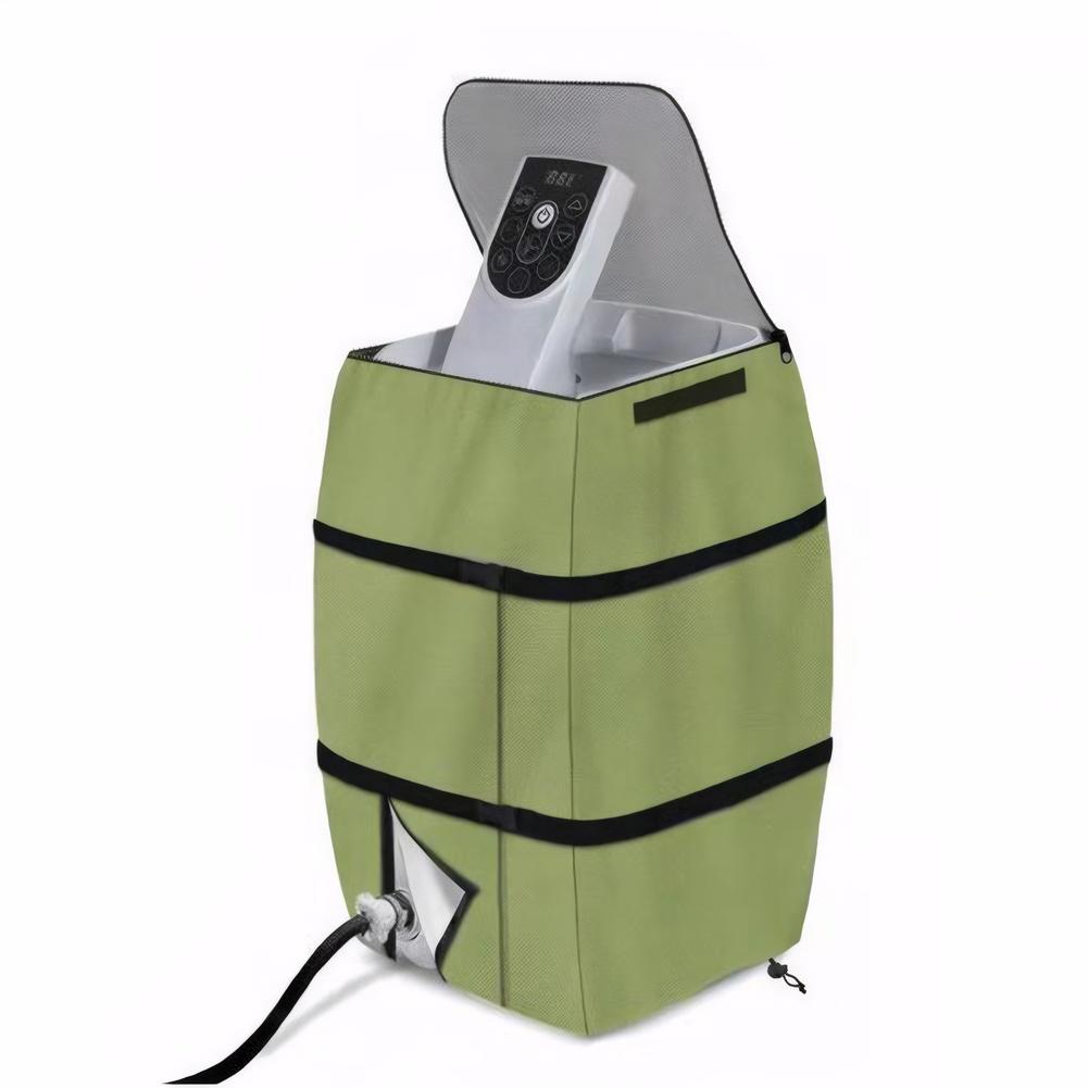 Inflatable Hot Tub Heater Pump Cover & Zipper Inflatable Hot Tub Spa Oxford Protection Pump Cover for Multiple Spa Heater Pumps