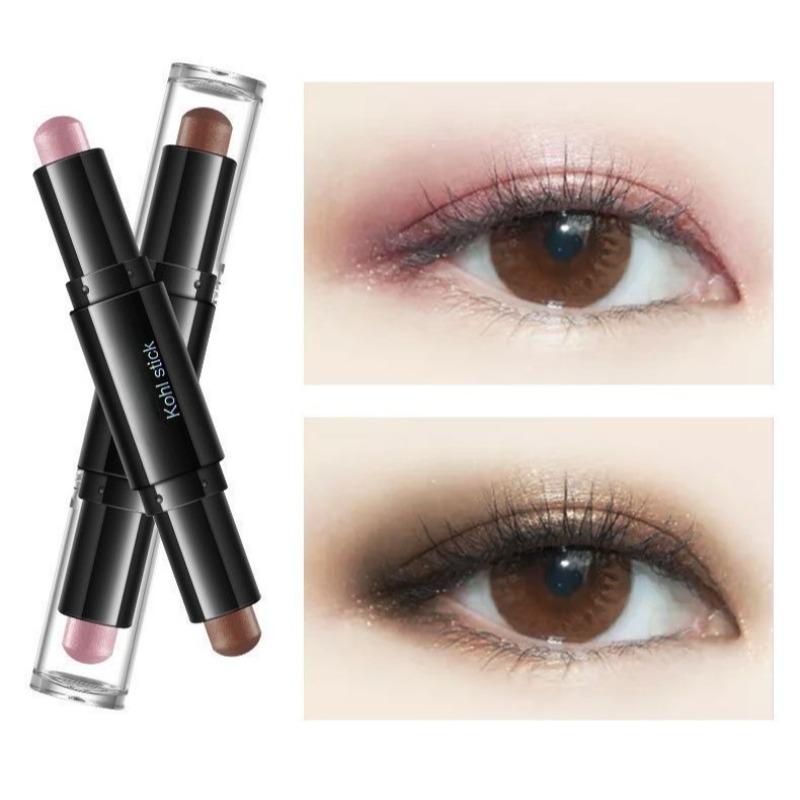 Doppelkopf Zweifarbig Lidschattenstift Faulenzer Schlafen Seidenraupe Highlighter Stift